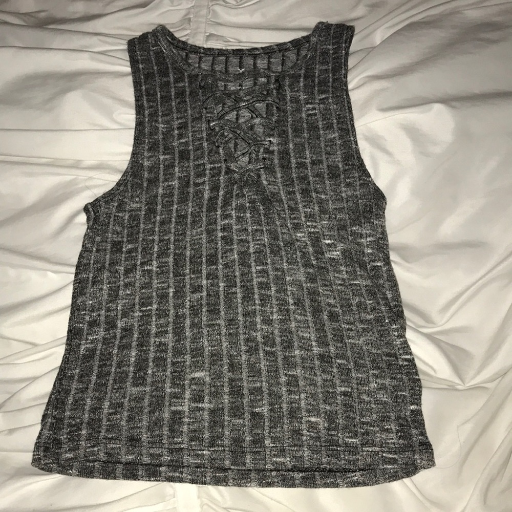 Grey American Eagle blouse